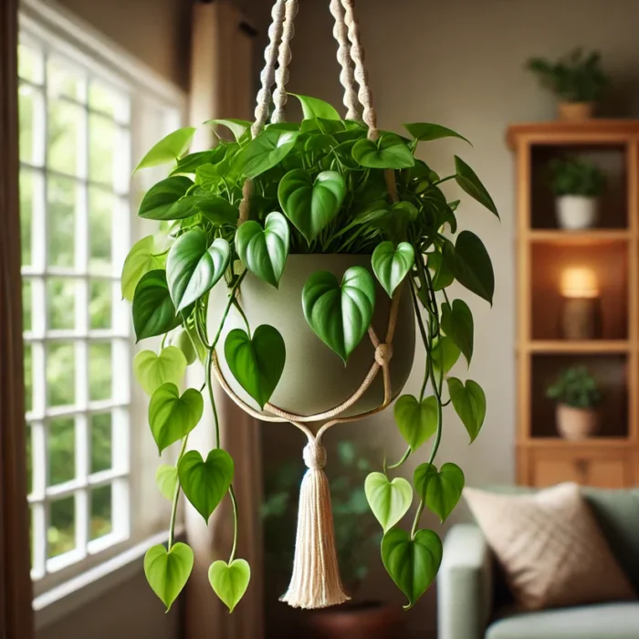 Money Plant (Epipremnum aureum) – Live Indoor Potted Plant - Image 3