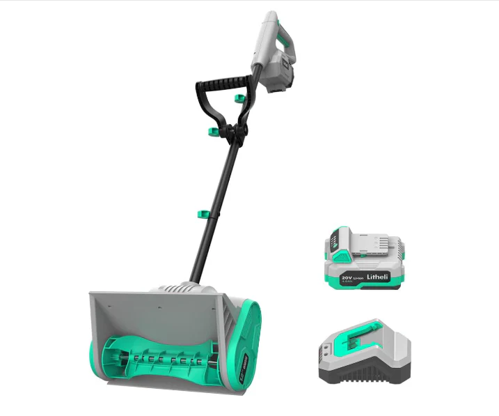 LitheliCordlessSnowShovel20V12-InchBatteryPoweredSnowThrower
